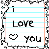I love you